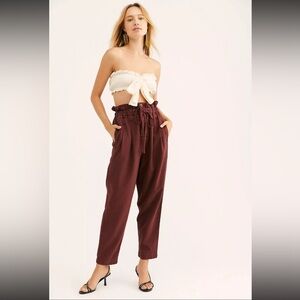 Free People Margate Pleated Trouser Pant